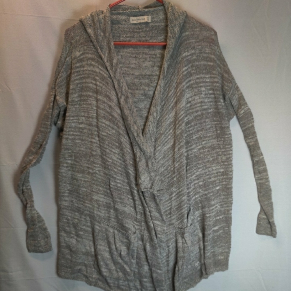 Abercrombie & Fitch New York Women's Open Front Cardigan Sweater Size M/L Beige